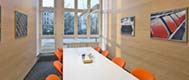 Acoustic wall solution meeting room